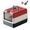 Large Size Cat Litter Box Full Enclosure Odor Control Splash Proof Portable Cat Toilet Cat Poop Pan with Cat Sand Spoon Included