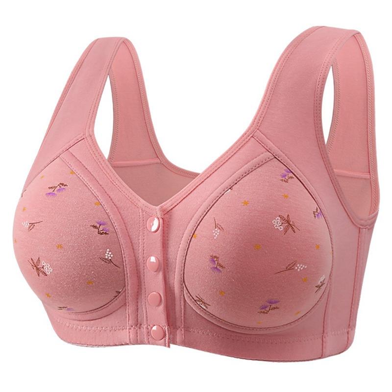 Women Large Size Front-closure Bra Vest Style Bra