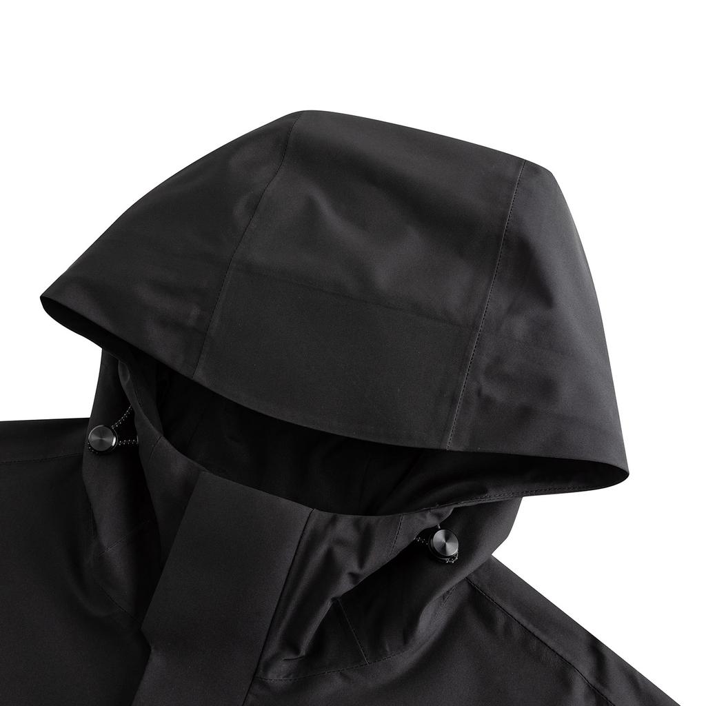 Anta Water Shell Earth Shell Outdoors Series 3 In 1 Jacket Hiking Climbing Suit Waterproof Windproof Jacket Men Jacket Basic-Black 952546601-5