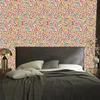 Wallpaper Small Flowers Beige and Green for Living Room and Bedroom 50x1000