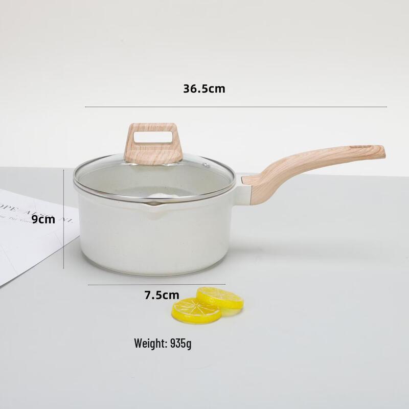 

Hanyou Non-Stick Maifan Stone 2-Piece Milk Pot Set