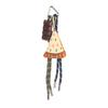 Fun Cartoon Bread Plush Keychain Y2K Trendy Braided Rope Lanyard Keyring Car Key Holder Bag Pendant Backpack Hanging Decoration