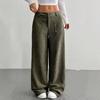 Europäisch Amerikanische Lockere Weitbeinige Damen Freizeithose mit Taschen
