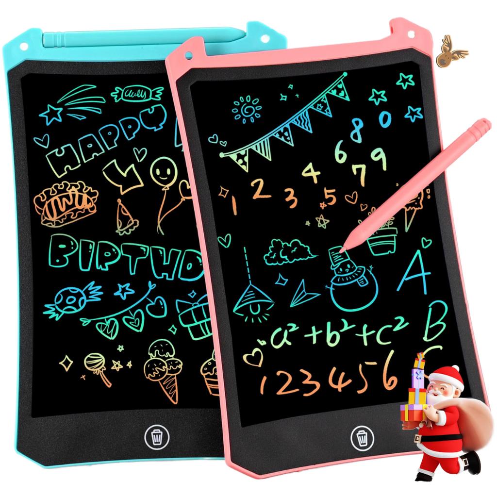 POLICRAL 8.5 Inch Electronic LCD Writing Tablet Plastic Drawing Board 2-4 Years Children Graffiti Doodle Pad Scribble Toy