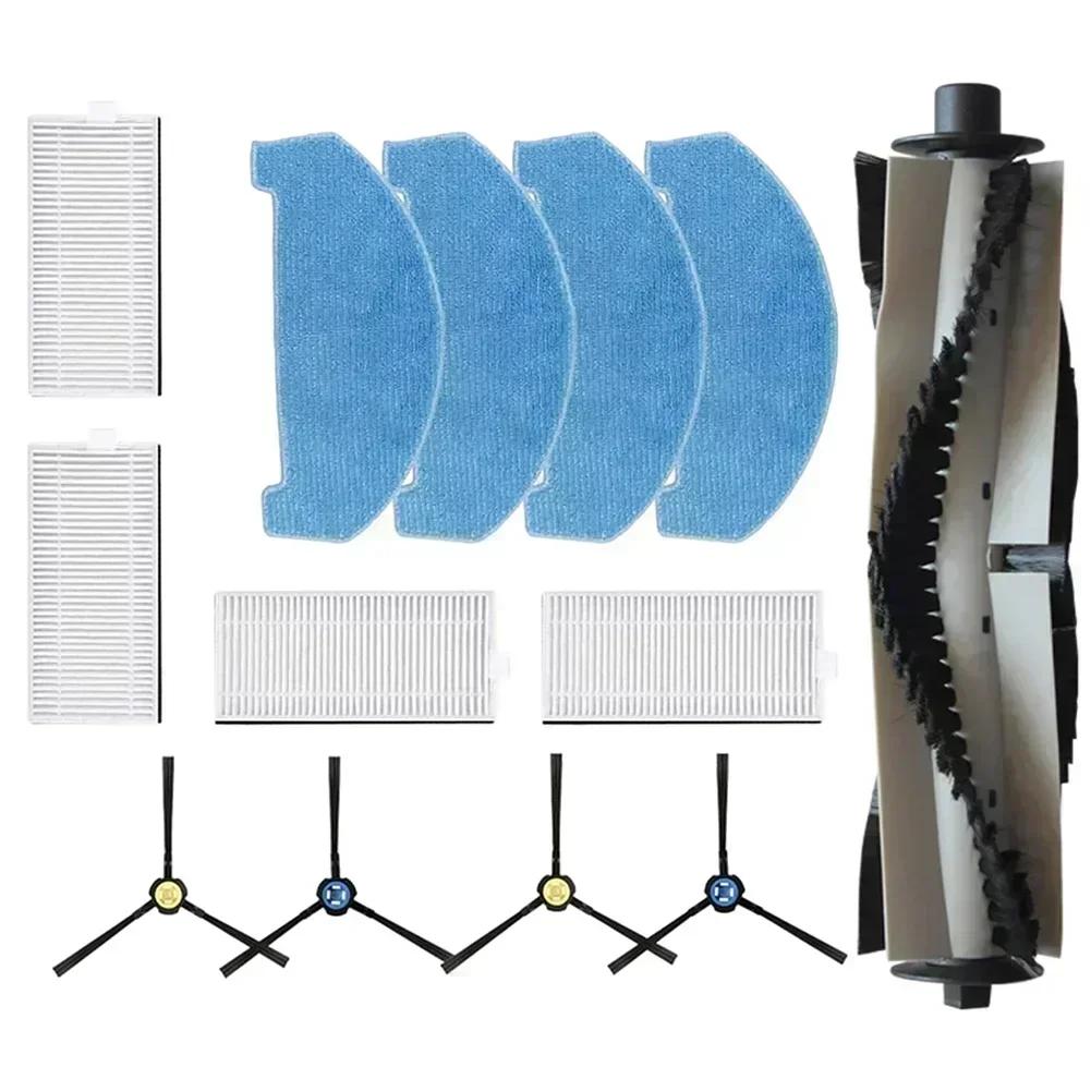 For ILIFE A20 T20S V3x Accessory Kit with Main Brush Side Brushes Filters Mop Cloth Compatible with For Polaris PVCR 3600
