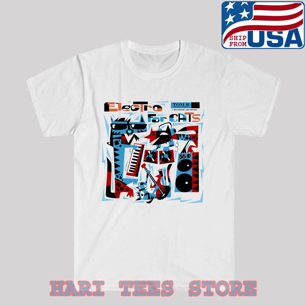 Electro For Cats Men s White Size S to 5XL S