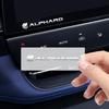 Car Windshield Wiper Arm Metal Emblem Sticker for Toyota Alphard Auto Decor Accessories F10