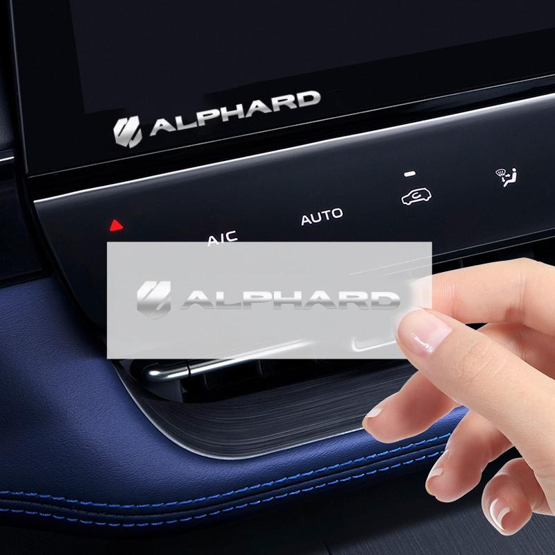 Car Windshield Wiper Arm Metal Emblem Sticker for Toyota Alphard Auto Decor Accessories F10