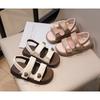 Girls Summer Open Toe Sandals Thick Soft Sole Non-slip Beach Princess Shoes for Kids