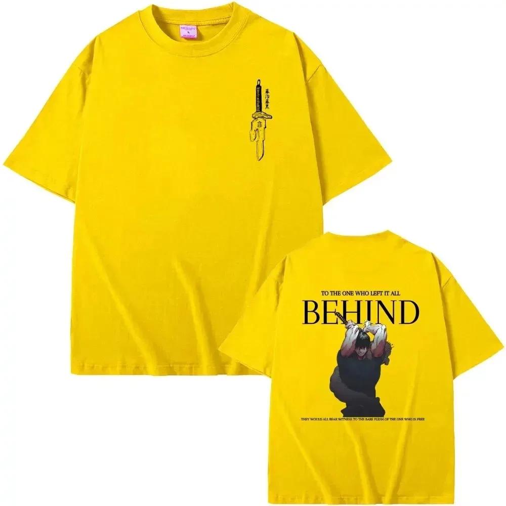 Summer Japanese Anime Jujutsu Kaisen Men Teenager T-shirt Manga Ryomen Sukuna Boys Short Sleeve T-shirts Oversized Cotton Casual