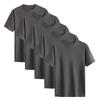 [NCFBAG] Canottiere da Uomo, Confezione da 5, 100% Cotone, Lisce, Maglia Sportiva, Vestibilità Ampia, Antibatteriche, Resistenti agli Odori, Traspiranti, Morbide, Comode, Unisex