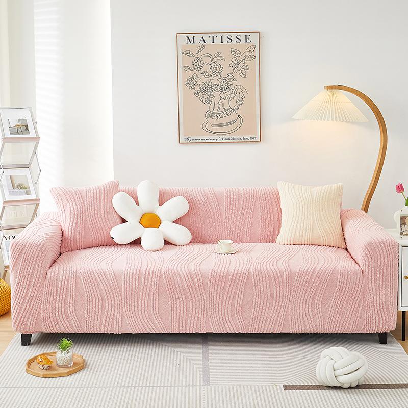 Comfortable Cotton Velvet Elastic All-Inclusive Sofa Cover Thick Lazy Full Covered Dust Cover Oversized Integrated Concubine Universal