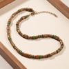 Bohemian Turquoise Coconut Shell Beaded Men's Layered Necklace