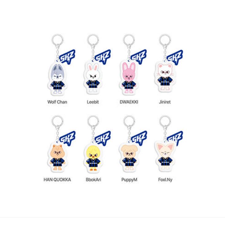 Stray Kids 2025 KARMA SKZOO Yin-Yang Keyring