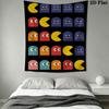 Pac-Man A Wall Hanging Printed Fabric Blanket Decorative Tapestries for Bedroom Living Room Home Decor