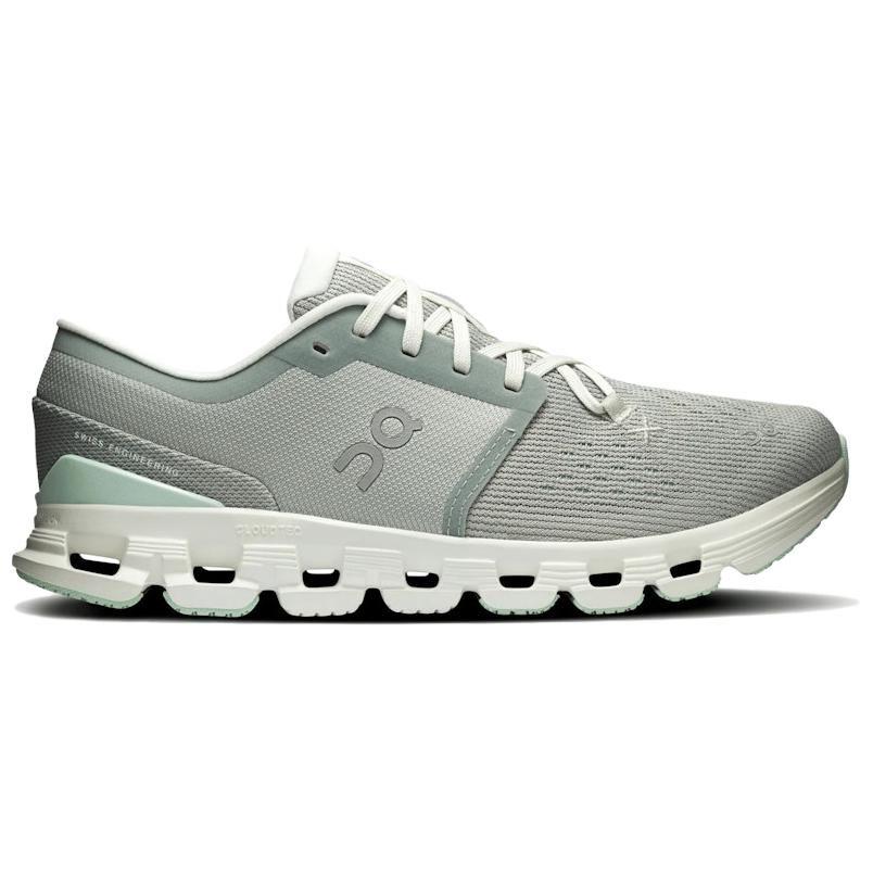 On Cloud X4 Running Shoes Women's Gray Green 3WE30074422