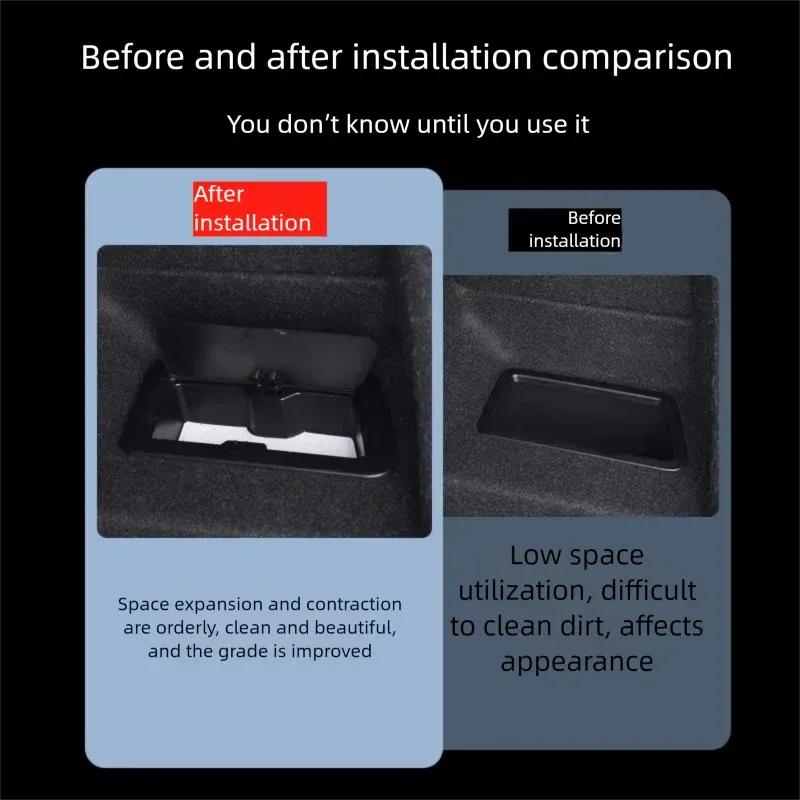 For BMW New 5 Series i5 Thickened Practical Trunk Storage Box Car Organizer Rear Boot Storage Case