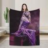 M-Madonnas Confessions II Album Blanket Warm Soft Fluffy Plush Bedding Throws For Kids Couch Sofa Flannel Bedspread Bed Cover