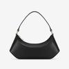 Women's Luxury Soft PU Dumpling Bag Underarm Designer Handbag Simple One Shoulder Zippered Large-Capacity Buns Handbag