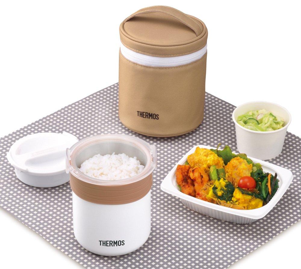 Thermos Rice Cooker Lunch Cup WH Box, Approx. 0.7 Capacity, White, JBS-360