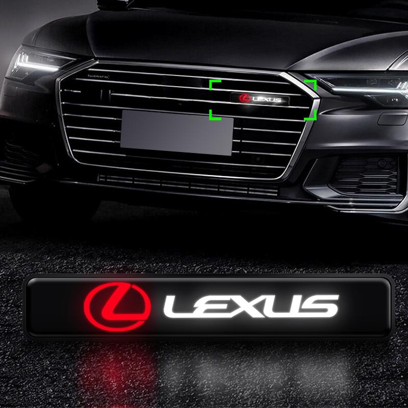 Car Mid-net Lamp Badge Emblem Decoration Styling Auto Accessories For Lexus EX300H RX450H IS300H ES300H NX RX GS Al20 LX GX