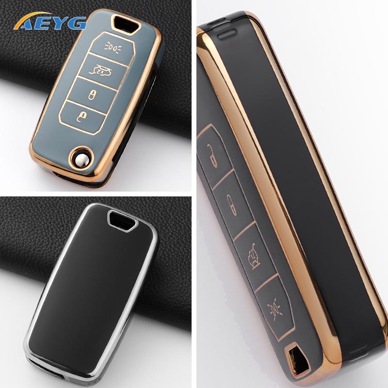 Fashion Tpu Car Key Cover Case Shell For Jeep Renegade Compass 4 Buttons Protected Holder Keyless Fob Bag