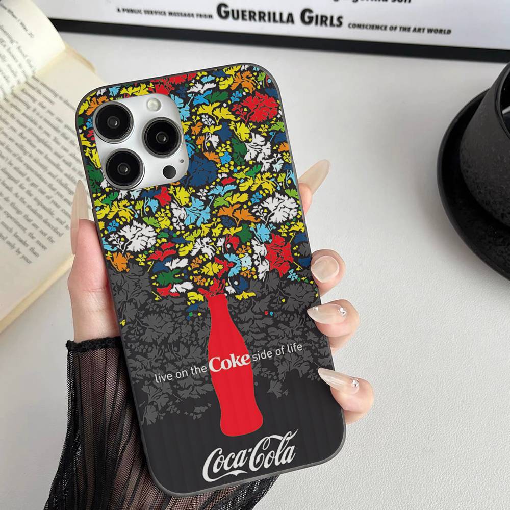 Coca-cola Vintage For IPhone 17 16 15 14 13 12 11 Pro Max Plus Pro Clear Phone Cover Non-Slip Shell