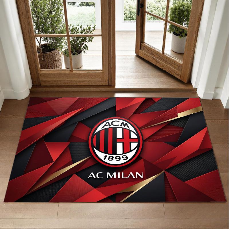 AC Milan Design Crystal Velvet Rug Soft Decorative Mat for Bedroom Entrance