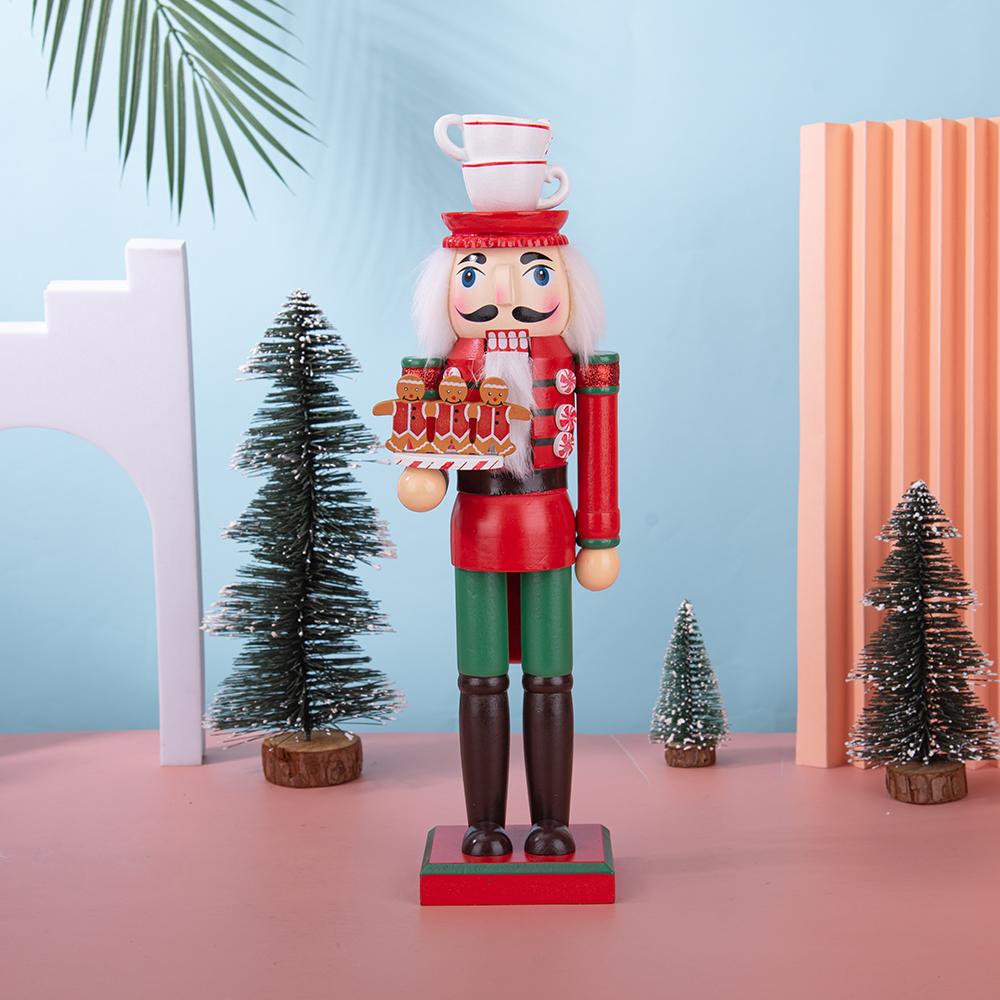 Christmas Dessert-Style Nutcracker Figurine