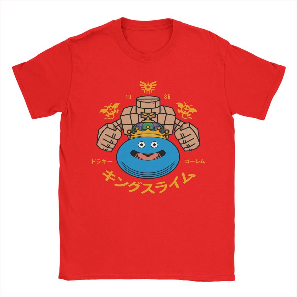 Anime Game Dragon Quest Monsters T Shirts Unisex 100% Cotton Vintage T-Shirts Crew Neck Tee Shirt Short Sleeve Clothing Summer