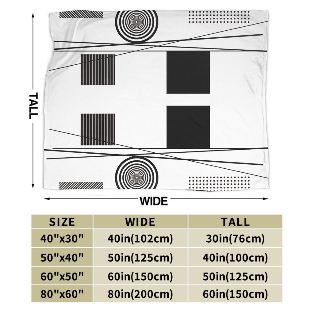 Black and White Retro Blankets Warm Soft Novelty Plush Bedding Throws For Students Couch Chair Flannel Bedspread Bed Cover