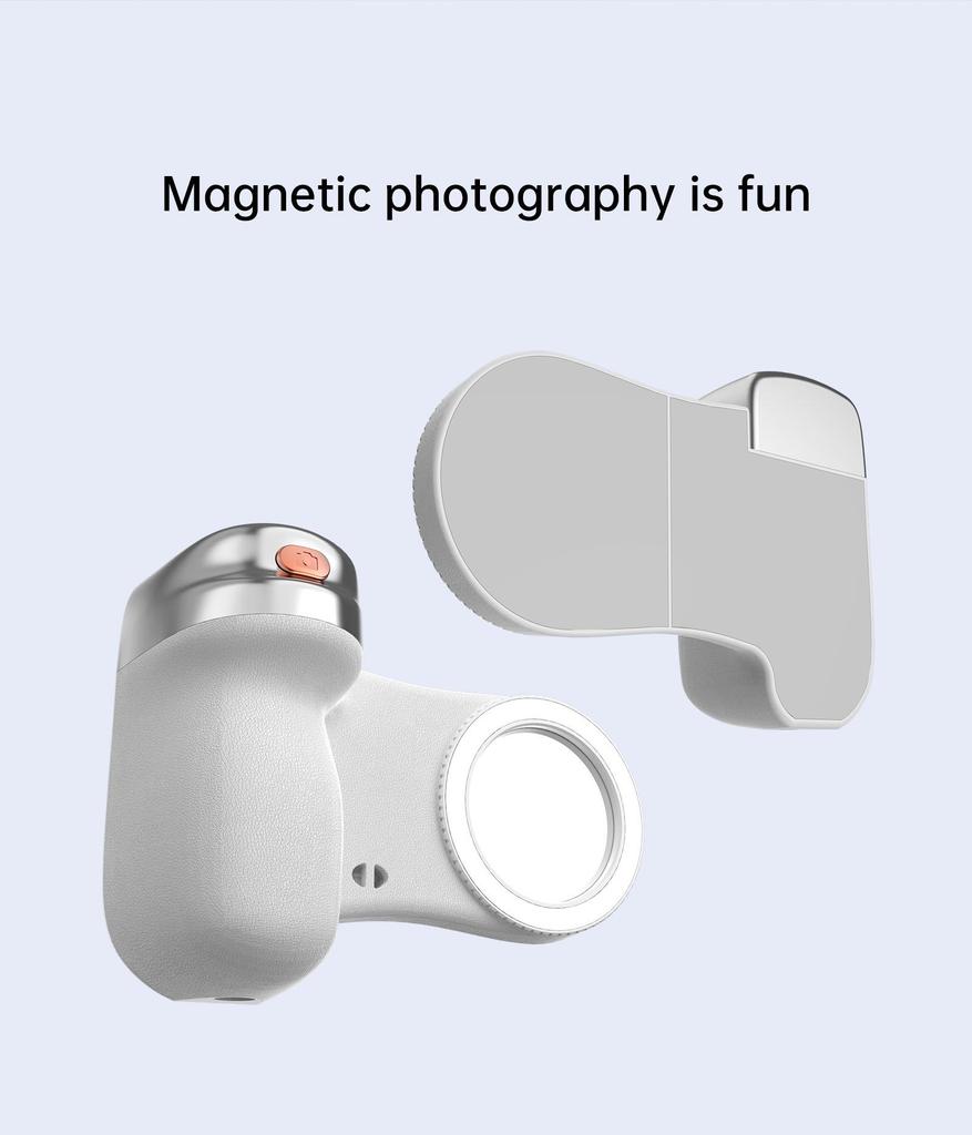 K02 Magnetic Bluetooth Selfie Stick with Fill Light - Multi-functional Portable Photography Handle