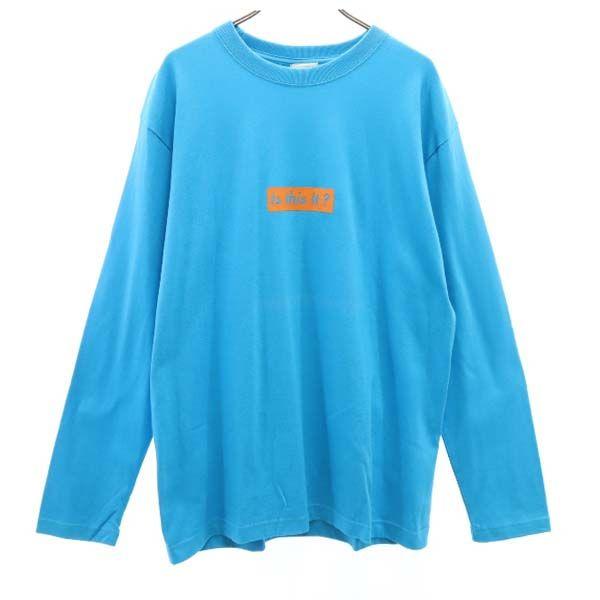 unused VAST222 19ss made in Japan Print Long sleeve sweat trainer Men's Used
