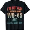 Je ne suis pas vieux, j'ai juste besoin d'un peu de ruban adhésif T-shirt plus ancien