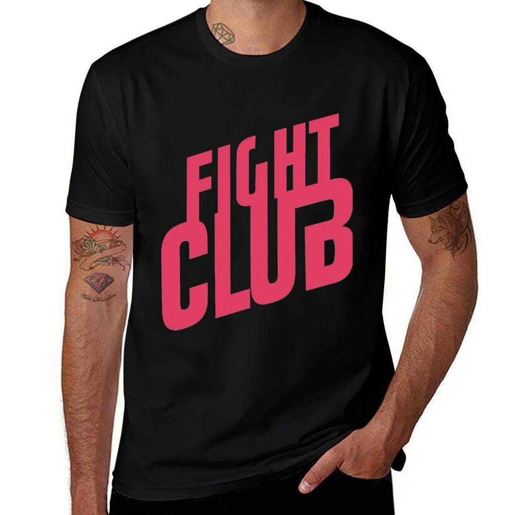 Fight Club Logo T Tshirt Modern Print Casual Tshirt