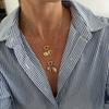 Yori 2025 Ocean Style Conch Shell DIY Necklace PVD Plated Stainless Steel Rust Proof Summer Waterproof Jewelry Wholesale