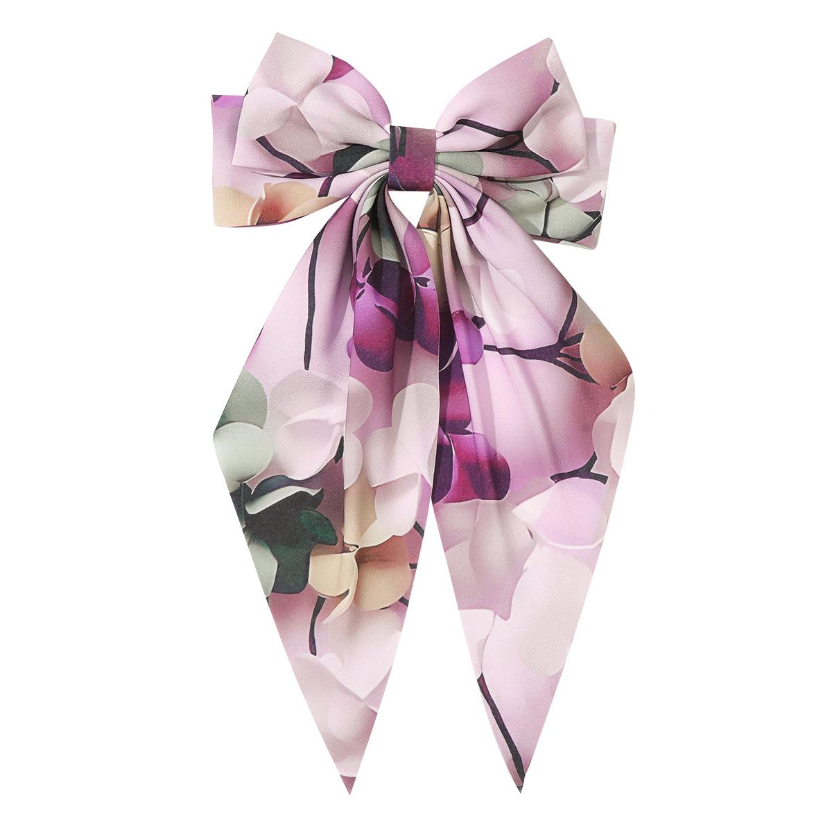 

AWAYTR Глянцевые орхидеи Лента Бант Заколка для волос Тканевый бант Зажимы для волос День святого Валентина Головной убор Аксессуары для волос для девочки Подарок на фестиваль