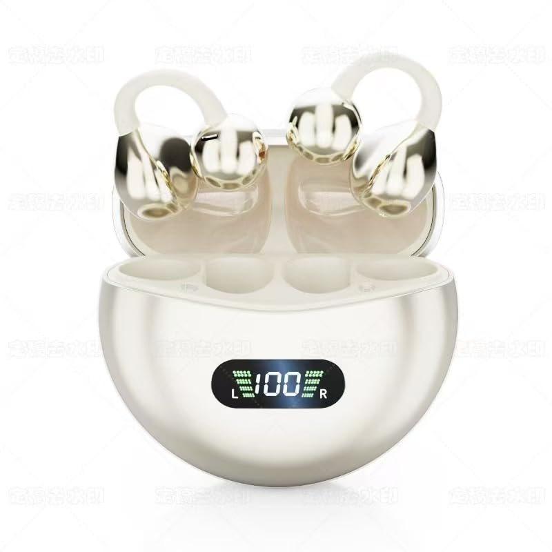 

Беспроводные наушники модели 2025 года с ушным ухом без уха светодиодным уровнем заряда батареи эргономичным дизайном манжетами Bluetooth открытым ухом клипсовым дизайном блокировкой микрофоном