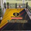 Custom Text Printed Rug New Holland Non Slip Floor Carpet For Home Room Decor