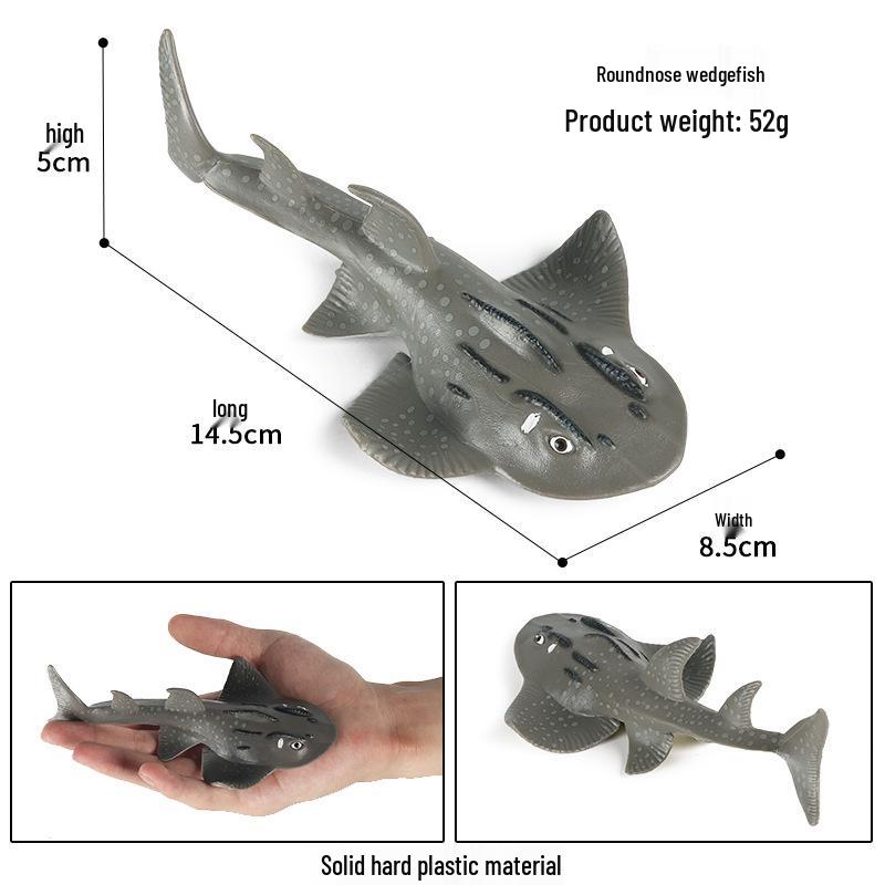 Solid Cross Water Drop Fish Simulation Toy Model - Bobo Sea Creature Ornament