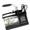 Fish   Clock Multifunctional USB Ecological Lamp Desktop Fish   Aquarium Calendar for   Bedroom