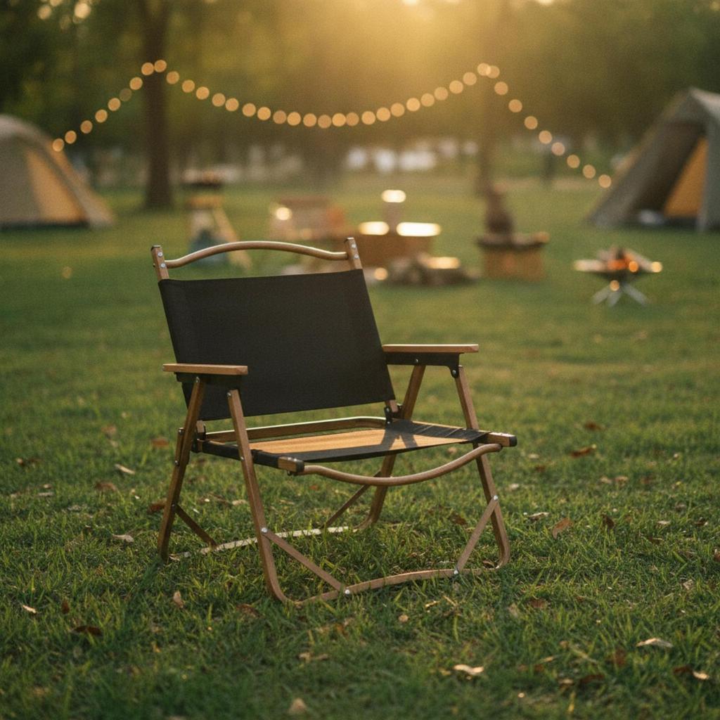 Folding Chair Reclined with Aluminum Frame Rust-Resistant Ergonomic for