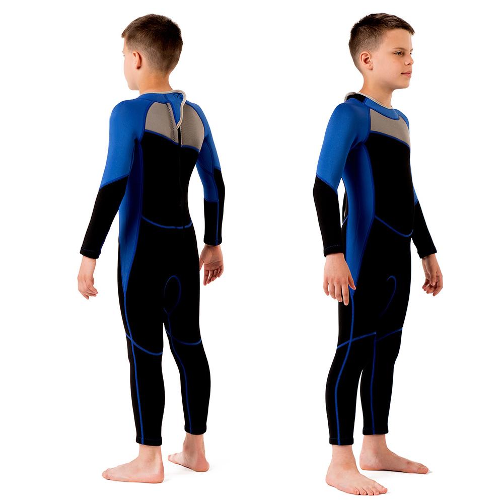 

HISEA Неопреновый цельный гидрокостюм с длинными рукавами для мальчика, костюм для дайвинга, сохраняет тепло для сноркелинга, серфинга M125(M125 10 Размер)