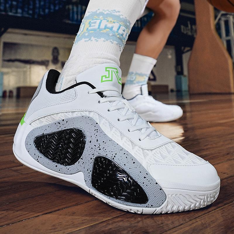 Zapatillas de baloncesto para hombre, transpirables, con amortiguación, antideslizantes, para correr, entrenamiento en gimnasio, deportivas para mujer