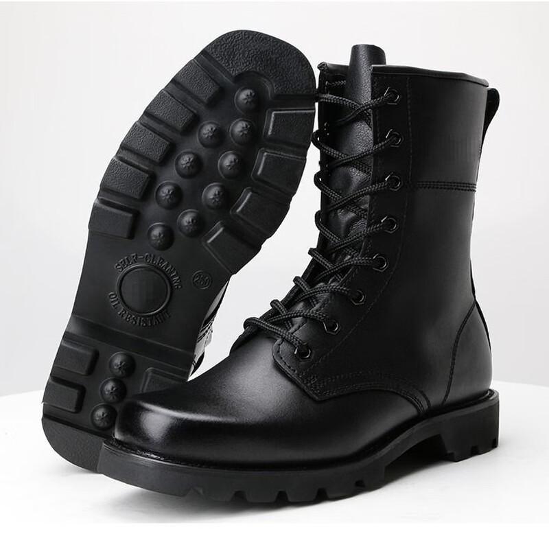 Outdoor Leather High-Top Hiking Boots