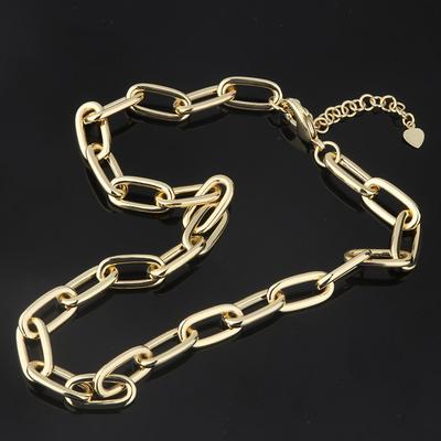 Jewelry Cold Wind Exaggerated Thick Chain, Necklace Hip-Hop Personality Thick Chain Pure Handmade Necklace
