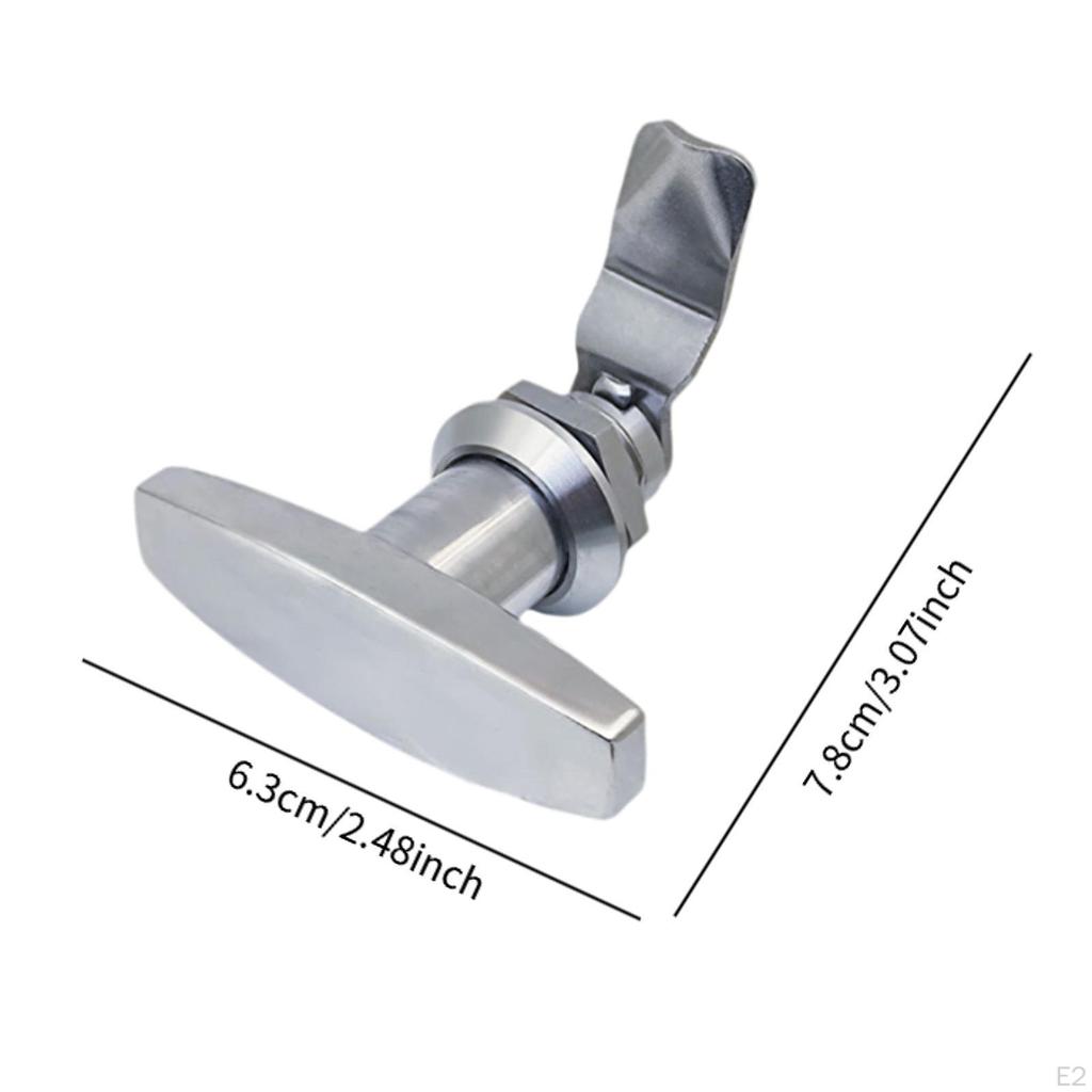 T Handle Door Lock Latch Replacement Multifunctional Simple Assembly for Garage Accessories