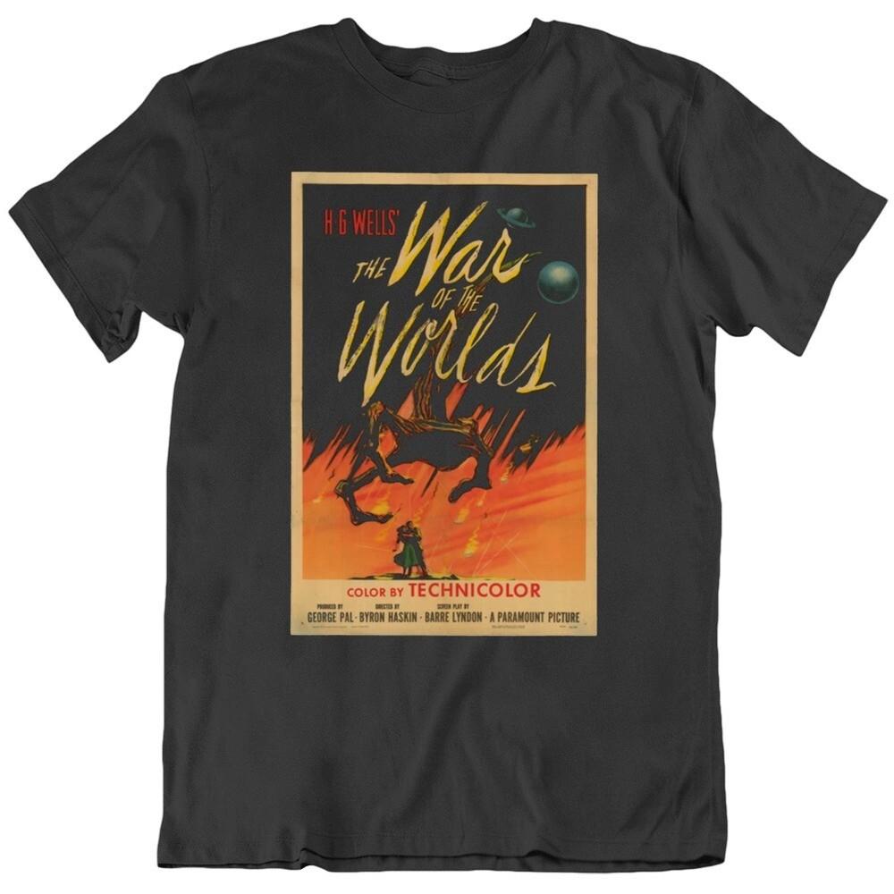 HG WELLS War of The Worlds Retro Rare Movie Poster black T Shirt Unisex T-Shirt