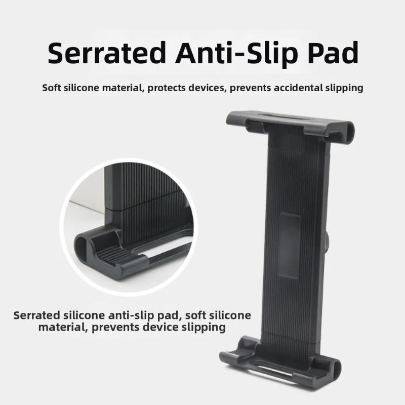Heavy Duty Phone Tablet Tripod Mount Large Adjustable Clip Anti-drop Fixed Base for Live Streaming Content Creation Home Use