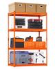 Storage Shelves, 2400 Lbs, 4 Tier Heavy Duty Garage Shelving